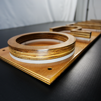 Lettre lumineuse en acier inoxydable 3D pour extérieur, en bois, rétroéclairée, avec logo imprimé UV, étanche IP65
