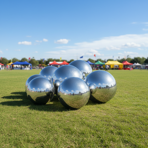 Ballons gonflables géants brillants d'extérieur, ballon miroir gonflable, ballon argenté lisse décoratif brillant - Product Image 4