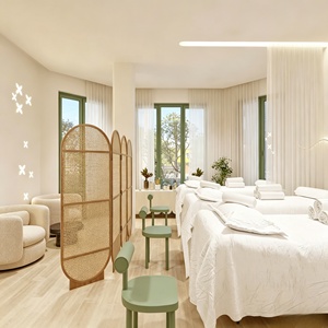 Custom Luxury Spa Beauty Salon station Interior Design Beauty Massage Shop Furniture Full Room Store decoration Renovation - Product Image 6