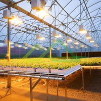 Petit kit d'hydroponie agricole avec structure de serre en panneaux de polycarbonate et système de serre intelligent