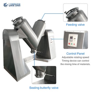 Công nghiệp 100kg 200kg 300kg Bột Khô Trộn Máy V hình dạng - Product Image 4