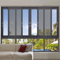 Sistema Residencial de diseño moderno personalizado, precio de fábrica de aluminio con ventanas correderas, venta al por mayor