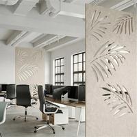 Nouveau design, écran acoustique suspendu découpé CNC, panneau acoustique absorbant le son pour bureau, insonorisation et décoration