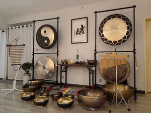 Support <span class=keywords><strong>de</strong></span> <span class=keywords><strong>gong</strong></span> double couche <span class=keywords><strong>de</strong></span> haute qualité pour base <span class=keywords><strong>Gong</strong></span> 24-40 pouces - Product Image 2