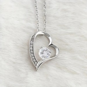 Collana con Ciondolo <span class=keywords><strong>a</strong></span> Cuore in Acciaio Inossidabile, Catena con Cuore Traforato e Zirconia Cubica, <span class=keywords><strong>Regalo</strong></span> di San Valentino per <span class=keywords><strong>Moglie</strong></span> e Donna - Product Image 5