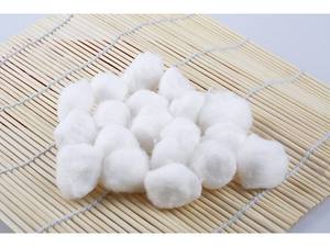 Cotonete não estéril da bola da lã do algodão para produtos médicos do cuidado do bebê - Product Image 4