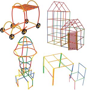 Kit <span class=keywords><strong>de</strong></span> construction <span class=keywords><strong>de</strong></span> fort amélioré, jouets STEM pour enfants <span class=keywords><strong>de</strong></span> 4 ans et plus, jouets <span class=keywords><strong>de</strong></span> construction pour filles, jouets d'intérieur et d'extérieur pour enfants, cadeaux <span class=keywords><strong>de</strong></span> <span class=keywords><strong>château</strong></span> et <span class=keywords><strong>de</strong></span> tunnel à faire soi-même - Product Image 4