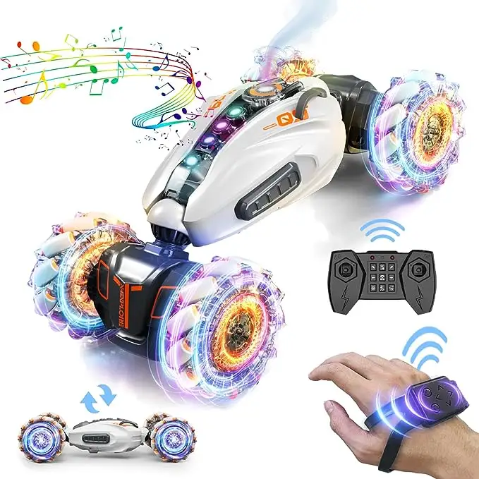 2023 nuevo R C Twist Car 32cm música ligera Control de gestos R C Car 4wd Dual Radio Control Car Toys