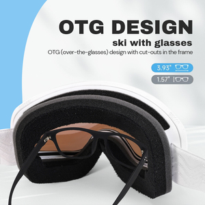 HUBO KID OTG Design Lunettes de sport Lunettes de ski taille enfant avec lentille double couche anti-rayures et anti-buée Lunettes de sécurité - Product Image 3