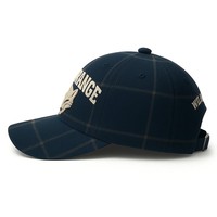 Gorras de Béisbol Oxford de 5 Paneles Estructuradas ODM OEM con Visera Curva, Logotipo Bordado Personalizado, Diseño de Leopardo, Puntos, Argyle, 100% Algodón, Deportivas