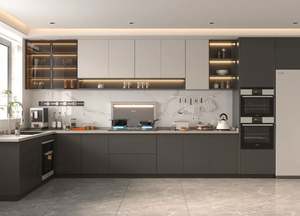 Muebles de Cocina Modernos de Lujo, Listos para Armar, de Madera Contrachapada Ecológica - Product Image 2