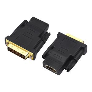 Adaptateur vidéo <span class=keywords><strong>DVI</strong></span>-D 24 + 1 mâle vers <span class=keywords><strong>HDMI</strong></span> femelle, connecteur haute vitesse pour cartes graphiques et moniteurs d'ordinateur. - Product Image 5