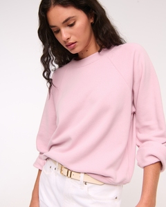 Sudadera Leduo Personalizada para Mujer, Color Rosa, Cuello Redondo, Estilo Holgado, para Uso Diario - Product Image 2