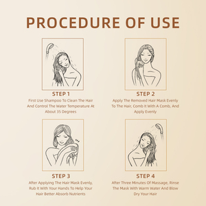 <span class=keywords><strong>Maschera</strong></span> <span class=keywords><strong>per</strong></span> <span class=keywords><strong>Capelli</strong></span> Professionale Idratante e Riparatrice Più Popolare, Trattamento alla Cheratina Brasiliana <span class=keywords><strong>per</strong></span> Uso in Salone - Product Image 6