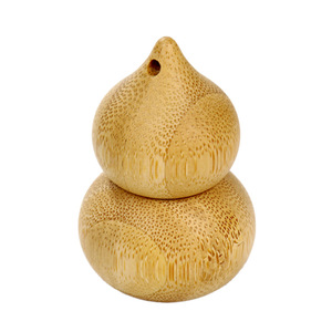 Bamboo <b>gourd</b>-shaped rollerball <b>bottle</b> for essential oil dispensing, handle, car-mounted Chinese-style perfume, portable bamboo - Product Image 2