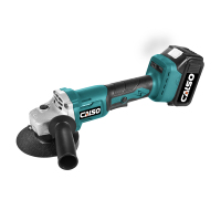 Meuleuse d'angle électrique portative professionnelle sans fil à moteur brushless, alimentée par batterie, 100 mm