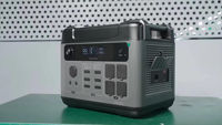 Station d'alimentation portable P2001 Plus 2048Wh 2400W avec batterie LiFePO4 MPPT, générateur solaire à onde sinusoïdale pure pour la maison