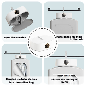 Lámpara Uv de planchado para balcón, secadora de ropa para el hogar, plegable, eléctrico, de secado rápido, para interior - Product Image 5