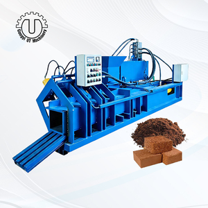 Machine automatique de fabrication de blocs de tourbe de coco de 5 kg, presse à haute pression pour fibres de coco, machine à briquettes de tourbe de coco - Product Image 1