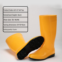 Bottes de pluie unisexes légères et recyclables en PVC, avec amorti, soutien de la voûte plantaire, antidérapantes et lumineuses, à prix abordable