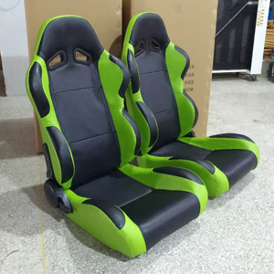 Sièges de voiture noirs de haute qualité, sportifs, réglables, type baquet, pour la simulation de course, pour <span class=keywords><strong>BMW</strong></span> et Honda, en cuir. - Product Image 1