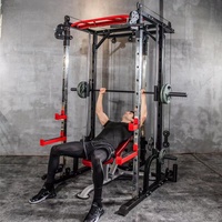 ZJFIT Z-97 Machine Smith multifonction en acier pour la maison – Équipement de gym, rack à squats, power rack – Entraînement de force durable 140 kg