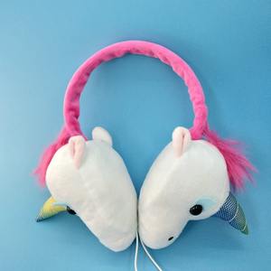 Casque d'écoute en peluche licorne KINGSTAR pour filles, cache-oreilles en fourrure d'hiver pour femmes, couvre-oreilles chauds, bandeaux pour femmes, jouets, cadeaux d'anniversaire - Product Image 5