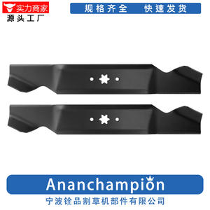 Cuchillas para Cortacésped Ningbo Quanpin 8045-2 de 490 mm, Repuesto Negro para Usuarios de Cortacéspedes - Product Image 4