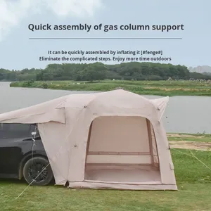 Makino Chaoge Extension de <span class=keywords><strong>camping</strong></span>-<span class=keywords><strong>car</strong></span> autonome, une chambre, quatre saisons, imperméable, en tissu Oxford gonflable, avec pare-soleil - Product Image 3