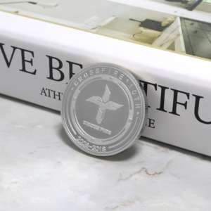 Promosi koin logam Eur-o baru Souvenir Eropa dua nada Plating Co py 2 gaya Euro koin peringatan - Product Image 2