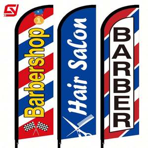 Drapeaux de plumes volantes personnalisées en gros d'usine Promos d'affaires et d'événements en plein air Drapeaux en polyester - Product Image 1