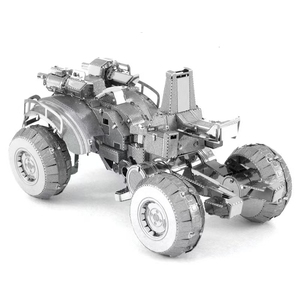 <span class=keywords><strong>Puzzle</strong></span> en métal 3D - Modèle de casque de robot de science-fiction, modèle de collection avec détails mécaniques, cadeau de bricolage haut de gamme pour adultes - Product Image 3