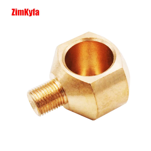 Adaptador Rápido de Carga de Aire CO2 de Cobre Dorado 1/8BSPP con Sonda para Armas de Aire Comprimido S200/S400/S410/S510 PUSH-ON - Product Image 1