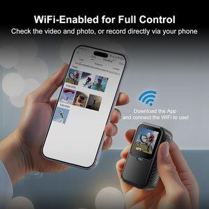 Mini Cámara de Acción 4K 128GB con Estabilización EIS, Cámara Deportiva Resistente al Agua para Aventuras al Aire Libre y Grabación de Mascotas - Product Image 4