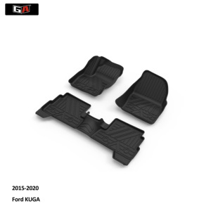 Tappetino in TPE ECO 3D Comfort perfetto per <span class=keywords><strong>Ford</strong></span> <span class=keywords><strong>KUGA</strong></span> Set di <span class=keywords><strong>tappetini</strong></span> per auto antiscivolo per tutte le stagioni 2020 2015 - Product Image 2