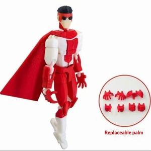 Muñeco Articulado Impreso en 3D, Juguete de Héroe Joven Invencible 2.0, Azul y Negro, Figura Coleccionable, Modelo para Mayores de 14 Años - Product Image 3