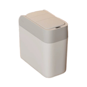 12L coperchio scorrevole Smart pattumiera in plastica intelligente <span class=keywords><strong>bidone</strong></span> della spazzatura con aspirazione che appoggia il sacco della spazzatura per uso ufficio cucina bagno - Product Image 2
