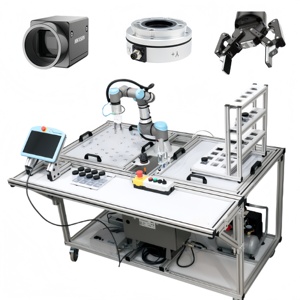 <span class=keywords><strong>Robot</strong></span> de sobremesa compacto UR3e Cobot de 3kg de carga útil Rotación de muñeca de 360 ° Fabricación ágil para tareas de PCB de montaje de luz - Product Image 1