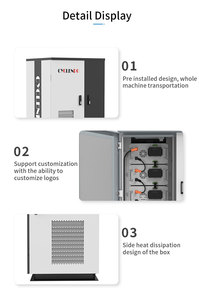 <span class=keywords><strong>Cyclen</strong></span> All-in-One 64kWh Industrie- und Gewerbe-ESS Outdoor-Stromversorgung 30kW Solar-Batterie-Energiespeichersystem mit PCS - Product Image 6