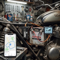 Pelacak GPS Mobil Kecil AKSH GPS ST901, Perangkat Pelacak Kendaraan GPS untuk Pelacakan Sepeda Motor