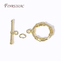 Multi Styles Fermoirs à bascule en laiton de haute qualité 18K Plaqué or Bracelet Connect Fermoirs DIY Jewelry Making Supplies OT Fermoirs
