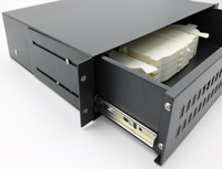 Panneau de brassage optique (ODF) 24 ports LC coulissant en SMC pour FTTH/FTTB/FTTX TLC