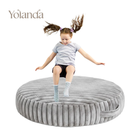 Bloc de mousse souple OEM personnalisé, coussin sensoriel rond lavable pour enfants autistes, activités intérieures