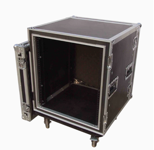 Boîtier audio aviation à deux portes 10U 12U 14U 16U 18U 20U, amplificateur de puissance, console de mixage, valise à outils antichoc en aluminium Wf161 - Product Image 1