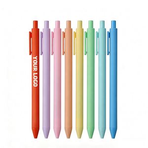 Bolígrafo de Plástico Promocional Económico, Personalizado con Logotipo Impreso, en Varios Colores, con Mecanismo de Clic y Tinta de Gel - Product Image 1