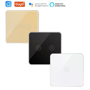 30A Wifi Water Heater Switch EU Wire Required Smart Light Switch 1 2 3 Gang 220V Tuya Smart Home Support Alexa Google Home