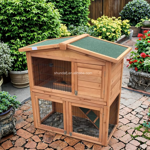 Muebles de lujo modernos para mascotas, conejera de madera maciza y casa para gatos para animales pequeños, elegante jaula para mascotas - Product Image 6