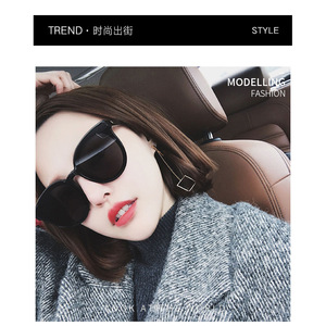 Gafas de Sol Redondas para Mujer, Estilo Moderno, Protección UV400, Montura de Resina, Diseño Retro Coreano, para Viajes - Product Image 5