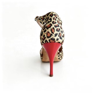 Evkoodance - <span class=keywords><strong>Zapatos</strong></span> <span class=keywords><strong>de</strong></span> <span class=keywords><strong>Baile</strong></span> <span class=keywords><strong>de</strong></span> Salón, Tango y Salsa para Mujer, Diseño <span class=keywords><strong>de</strong></span> Leopardo, Tacón Alto <span class=keywords><strong>de</strong></span> 9.0 cm, Cómodos y Personalizados, Novedad - Product Image 3