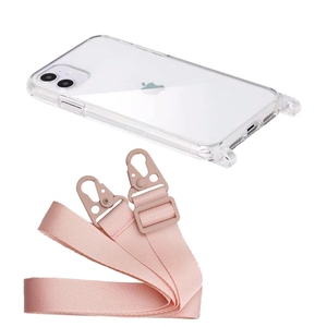 Étui de téléphone avec cordon tour de cou PC, haute qualité, transparent, antichoc, étanche pour 17 16 Pro Max - Product Image 4